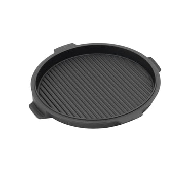 Fallen bei Ihnen schon mal Zutaten durch den Rost Ihres Big Green Eggs? Dafür bieten wir in unserem Zubehör-Sortiment die Grillplatte aus Gusseisen an.