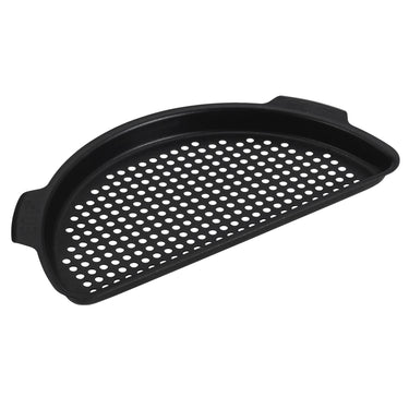 Sie eggen gern empfindliche Zutaten, wie Meeresfrüchte und Fisch? Mit der gelochten Grillplatte bleiben Sie intakt.