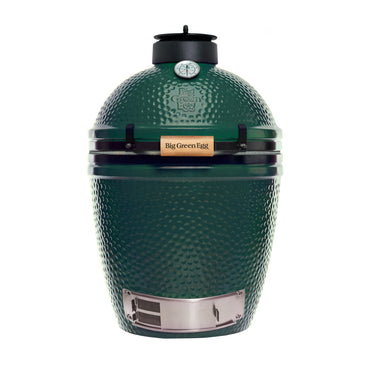 Das Big Green Egg Medium ist kompakt genug für kleine Stadtgärten, Terrassen oder Balkone, aber auch groß genug zum Grillen, Räuchern, Garen oder Backen von leckeren Gerichten.