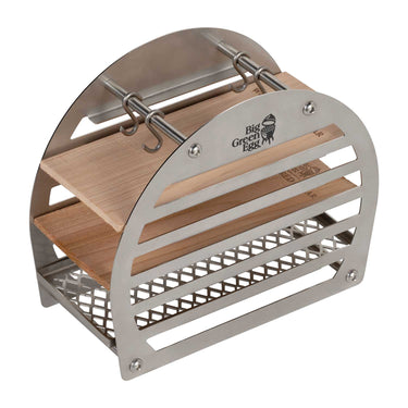 Vielseitiger Räucherturm für das Big Green Egg – inkl. Grillplanken & Haken