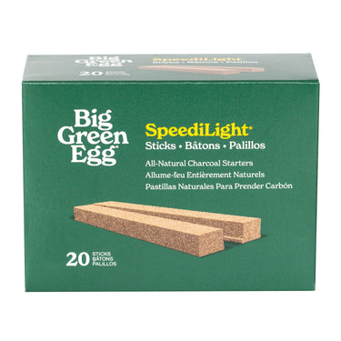 SpeediLight Sticks zum sicheren und schnellen Entzünden von Holzkohle im Big Green Egg