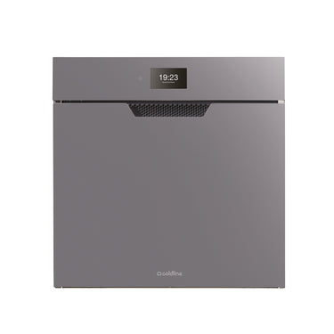 Coldline LIFE W60 in Grau mit Edelstahlblende – zeitlos und stark.