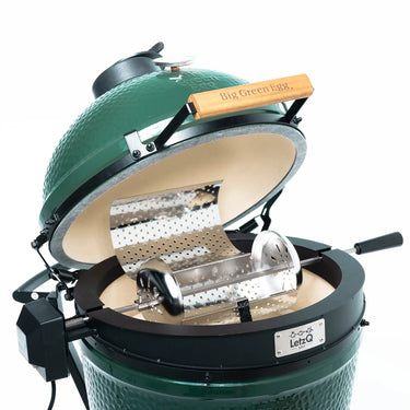 Dieser LetzQ Spit Basket ist ein Grillkorb, der perfekt fĂŒr die Zubereitung von GemĂŒse und Kartoffeln am SpieĂ ist.