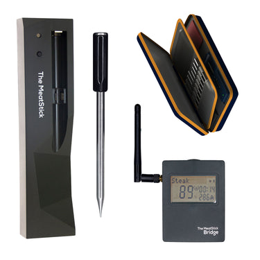 The MeatStick Thermometer Set 3 – kabelloses, wasserdichtes Thermometer für Grill und Sous-Vide.