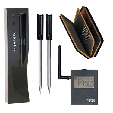 MeatStick Set 4 inkl. WiFi-Bridge – zwei Thermometer für optimale Grillüberwachung.