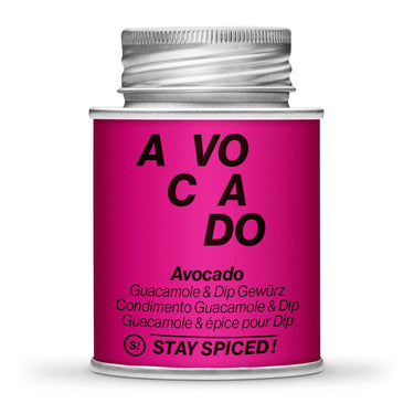 Stay Spiced Avocado Gewürz für Guacamole, Dips und Avocado-Rezepte