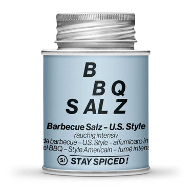 Rauchig, intensives BBQ-Salz in US-Style von Stay Spiced