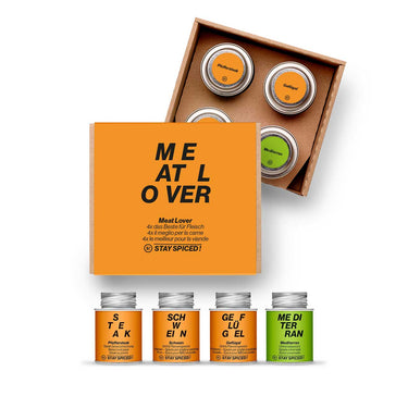 Meat Lover Geschenkbox mit 4 Gewürzen von Stay Spiced