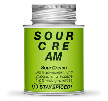 Sour Cream Dip- und Gewürzmischung von Stay Spiced, 170 ml Schraubdose