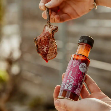 Fermentierte Hot Sauce Boom Boom Berry mit Cranberrys