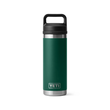 YETI Rambler Bottle in Black Forest Green, spülmaschinenfest und pflegeleicht
