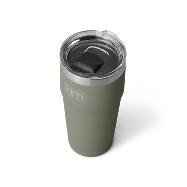 YETI Rambler 20 Oz Stackable Cup in Pampa Green – stapelbarer Isolierbecher