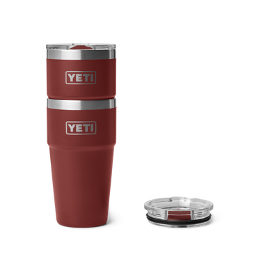 YETI Rambler Thermobecher aus Edelstahl in Stag Red mit MagSlider-Deckel