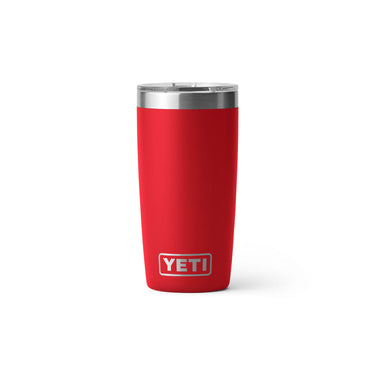 Rambler 10 Oz Tumbler in Rescue Red – auffällig und funktional für unterwegs.