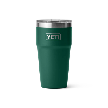YETI Rambler Becher in Black Forest Green mit Schiebedeckel