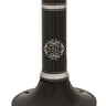 Die schwarze Berkel B114 Aufschnittmaschine mit Schwungrad ist besonders zum Schneiden für Rohschinken und hochwertige Wurstspezialitäten geeignet.