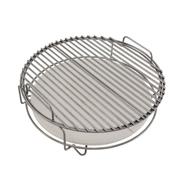 Big Green Egg Dual Zone Deflector Kit für direkte und indirekte Grillzonen.