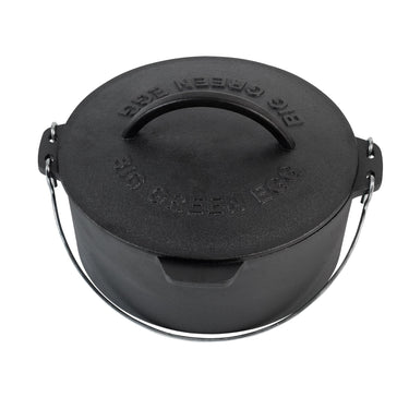 Der Dutch Oven von Big Green Egg eignet sich ideal für die Zubereitung von Schmorgerichten, Eintöpfen und Suppen.