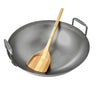 Mit dem Grill-Wok aus Kohlenstoffstahl mit Bambusspatel steht Ihnen die gesamte kulinarische Welt offen.