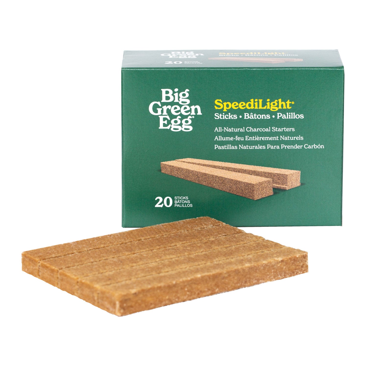 SpeediLight Sticks zum sicheren und schnellen Entzünden von Holzkohle im Big Green Egg