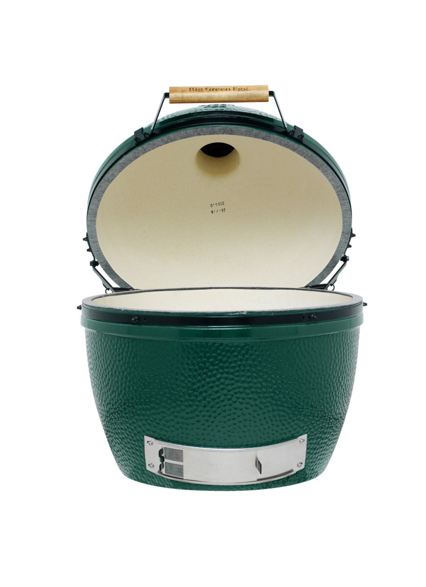 Mit dem Big Green Egg XLarge können sehr viele Gäste auf einmal Ihre schmackhaft gegarten Zutaten und Gerichte genießen.