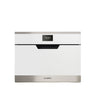 Coldline LIFE W45 in Weiß mit Edelstahlblende – modern und leistungsstark.
