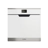 Coldline LIFE W60 in Weiß mit Edelstahlblende – modern und effizient.