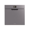 Coldline LIFE W60 in Grau mit Edelstahlblende – zeitlos und stark.