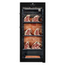 Premium Reifeschrank DRY AGER DX 1000 Black mit edler Salzwand Optik und 100 kg Volumen.