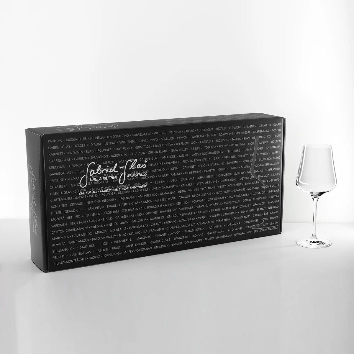 Gabriel-Glas StandArt 6er-Set aus bleifreiem Kristallglas