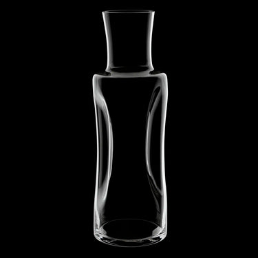 Gabriel-Glas Karaffe Gold Edition Aqua 1 l - ergonomisch geformte Glas Karaffe aus bleifreiem Kristallglas