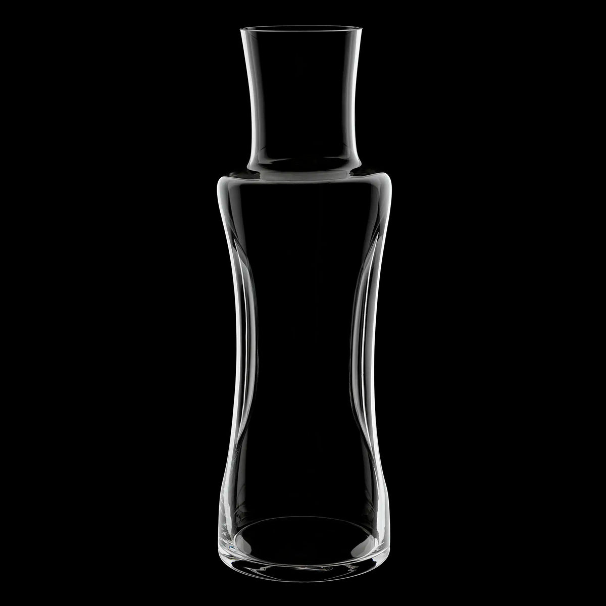 Gabriel-Glas Karaffe Gold Edition Aqua 1 l - ergonomisch geformte Glas Karaffe aus bleifreiem Kristallglas