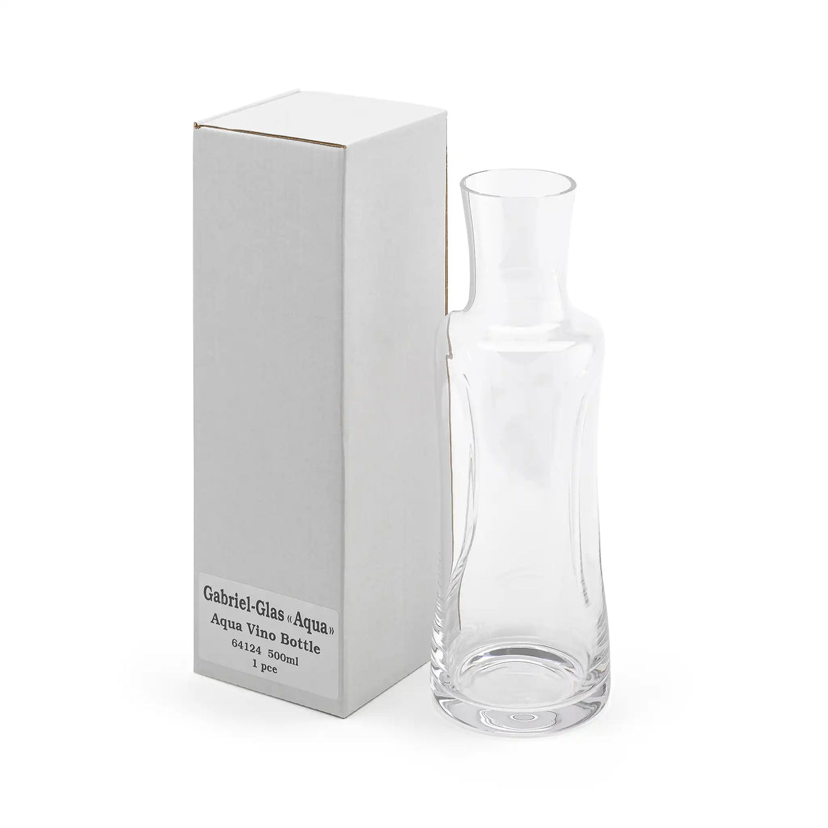 Gabriel-Glas Karaffe Gold Edition 500ml aus der Aqua Serie, mundgeblasen, bleifrei und spülmaschinenfest