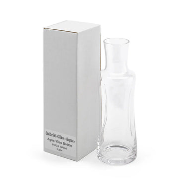 Gabriel-Glas Karaffe Gold Edition 500ml aus der Aqua Serie, mundgeblasen, bleifrei und spülmaschinenfest