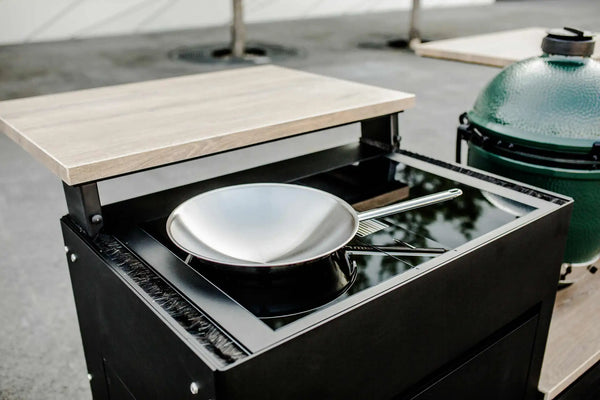 Grillzimmer Induktion Wok mit Bar