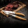 Elegantes Steak-Gabel-Set aus der Luxury Line von Laguiole, ideal für besondere Anlässe.