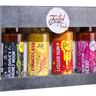 4er Saucen-Set von Trusted Origins mit fruchtigen und scharfen Chiliaromen