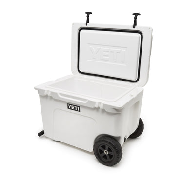 Tundra Haul White von YETI – ideal für den einfachen Transport von Lebensmitteln.