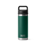 YETI Rambler Bottle in Black Forest Green, spülmaschinenfest und pflegeleicht