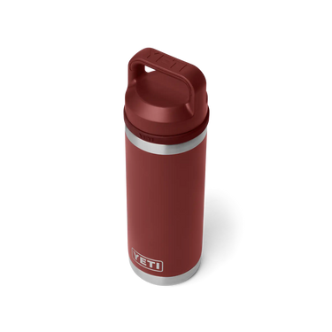YETI Rambler 18 Oz Bottle Chug in Stag Red aus robustem Edelstahl