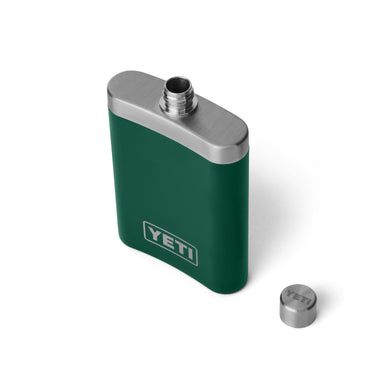 YETI Rambler Flask in Black Forest Green – limitierter Flachmann aus Edelstahl