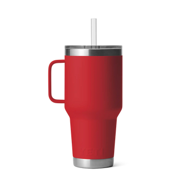 YETI Rambler Straw Mug in Rescue Red mit auslaufsicherem MagSlider Deckel