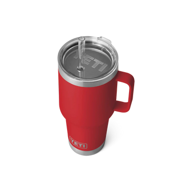 Großer YETI Rambler 35 Oz Becher in der Farbe Rescue Red