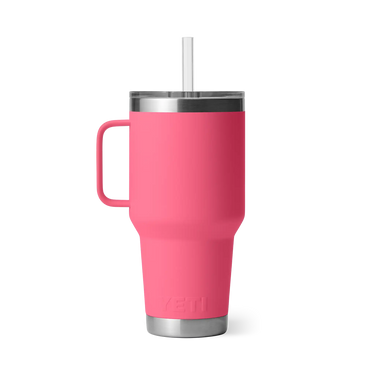 YETI Rambler Straw Mug in Tropical Pink mit auslaufsicherem MagSlider Deckel