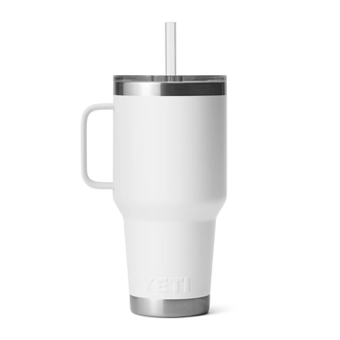 Großer YETI Rambler 35 Oz Becher in der Farbe White