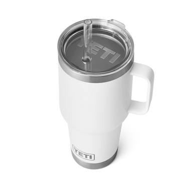 YETI Rambler 35 Oz Straw Mug in White – Isolierbecher mit Strohhalm
