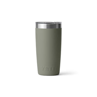 YETI Rambler Tumbler in der Farbe Pampa Green mit stabilem Stand