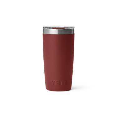 Der YETI Rambler 10 Oz Tumbler MS in Stag Red überzeugt mit hochwertigem Edelstahl