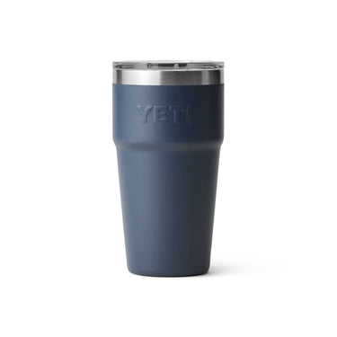 Stapelbarer YETI Becher in Navy, 591 ml, spülmaschinenfest.