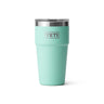 Rambler stapelbarer Becher 20 Oz in Seafoam mit praktischer Größe.